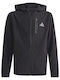Kids Sweatshirt Cardigan with Hood Black