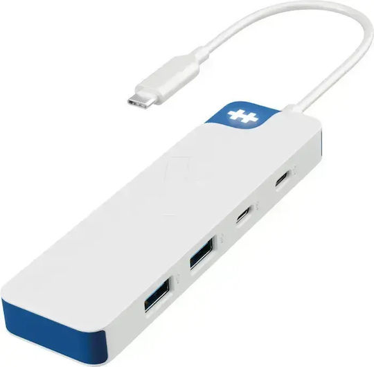 Hyper Hub 4 Θυρών USB 3.0 με σύνδεση USB-A Λευκό