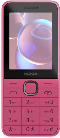 Nokia 225 4G (2025) Dual SIM Κινητό με Κουμπιά (Αγγλικό Μενού) Ροζ