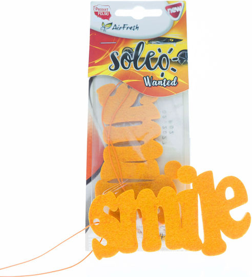 Soleo Wanted Car Scent Felt Hanging Sensual Woody Aroma 30