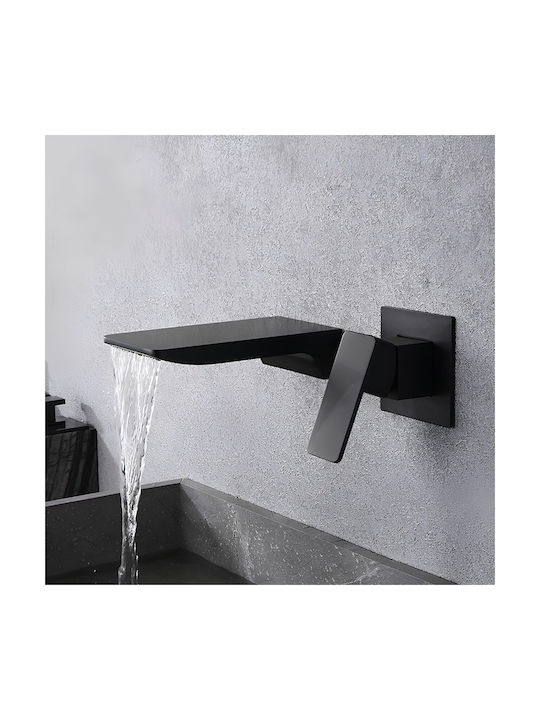 Rain Drop De La Robinetul Meu Eingebaute Wasserhähne Set Für Waschbecken Schwarz