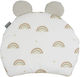 Flaches Kopfkissen Ohren Babys 35x28 cm Tiny Star Sweet Rainbow