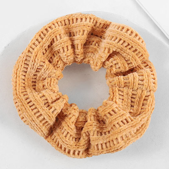 Klassische Kohlköpfe Samt Haar Gestrickt Retro Gelbe