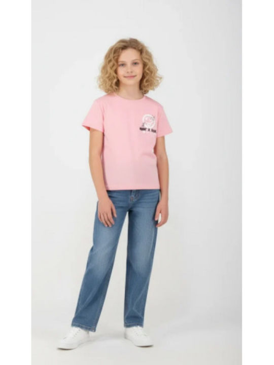 Joyce Kids Short-Sleeved Shirt Pink