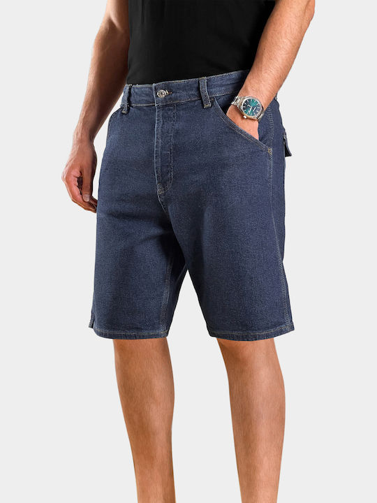 Men's Denim Bermuda Jeans Blue