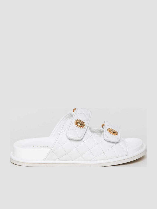 Findlay Women's Flat Sandals White