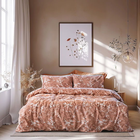 Beauty Home 12376 Подредба Кралица 4 Бройки 170x200+32см с Еластична Лента Червен
