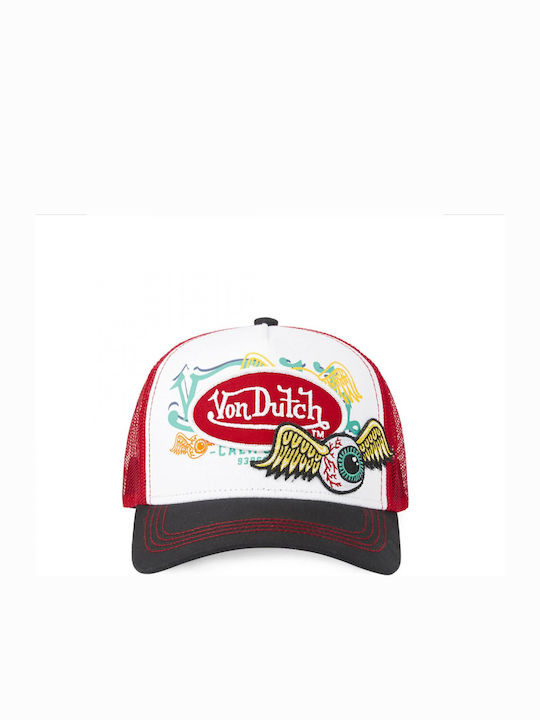 Von Dutch Männliches Trucker-Kappe Rot Vd 0 Cas1 Pat Rot-rot Von Dutch Männliches Trucker-Kappe Rot Vd 0 Cas1 Pat Rot-rot