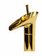 Landsh Mixing Sink Faucet Waterfall Tall Copper