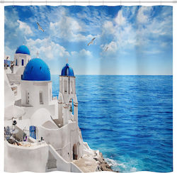 Landsh Κουρτίνα 180x200cm Λευκή 009-YL-12615-11 Landsh Κουρτίνα 180x200cm Λευκή 009-YL-12615-11