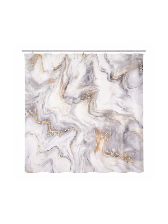 Landsh Shower Curtain 180x200cm White