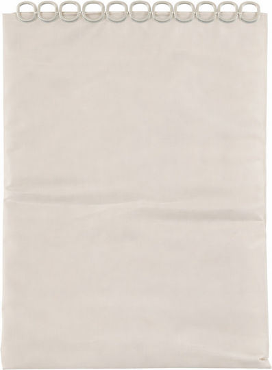 Landsh Κουρτίνα Μπάνιου 180x200cm Εκρού