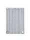 Landsh Fabric Shower Curtain with Grommets 180x200cm Light Gray