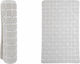 Landsh Anti-Slip Bathtub Mat with Suction Cups White 34x67cm