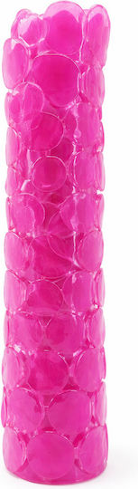 Landsh Anti-Slip Bathtub Mat with Suction Cups Pink 34x68cm