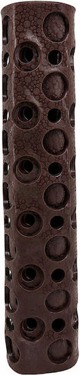 Landsh Bathtub Non-Slip Mat with Suction Cups Brown 35x67cm