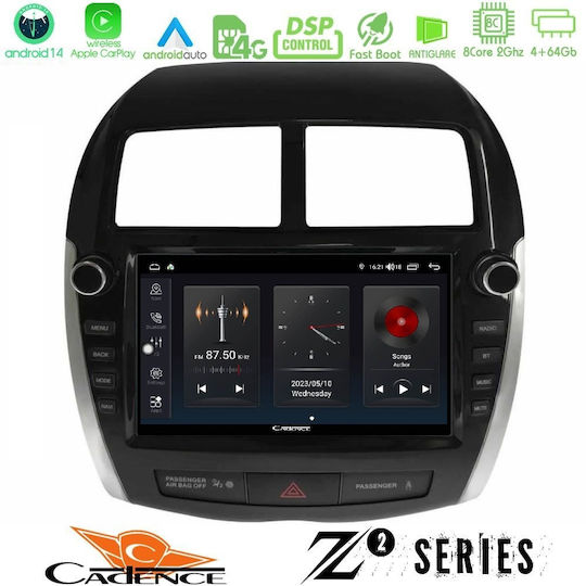Cadence Sistem Audio Auto pentru Mitsubishi Asx 2013-2018 Bluetooth USB Wi-Fi GPS Apple CarPlay Android Auto cu Ecran Tactil 9