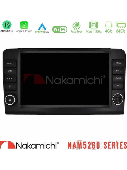 Nakamichi Car Audio System for Mercedes-Benz ML / GL Class 2006-2011 Bluetooth USB WiFi GPS Apple CarPlay Android Auto with 9" Touch Screen