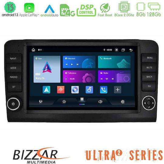 Bizzar Auto-Audiosystem Für Mercedes-Benz ML / GL Klasse 2006-2011 Bluetooth USB Eingebautes Wi-Fi GPS Apple CarPlay Android Auto Mit Touchscreen 9 Zoll