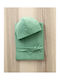 Nima Kids Bathrobe Green Hooded