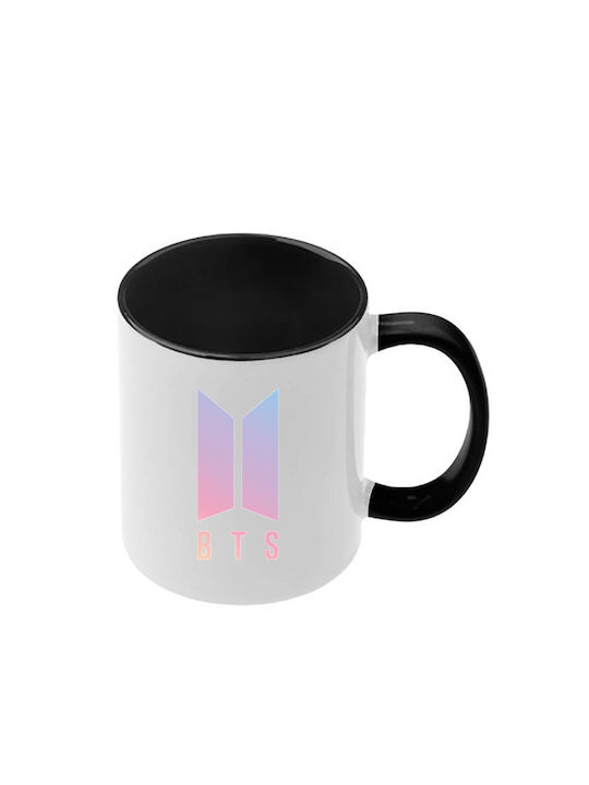 Κούπα Kpop Bts Μαύρη Λαβή Εσωτερικό