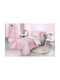 Guy Laroche Amore Amore Rosa Baumwoll-Kinderbettlaken Set Mit Gummizug 100x200cm 3 Stück