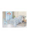 Guy Laroche Single Sheet Set with Elastic Band Cotton Band Band Sky 100x200cm 3pcs