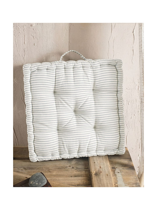Rythmos Pernă De Podea Din 100% Bumbac Gri 50x50cm