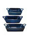 Raki Rectangular Heat-Resistant Cookware Ceramic 3 Pieces