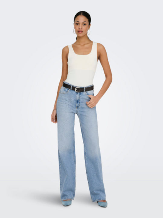 Only Juicy Hw Women's Jean Pants in Wide Leg Style
