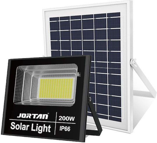 Водоустойчив Соларен LED Прожектор 200W с Фотоклетка IP66