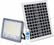 Waterproof Solar LED Flood Light 400W Cold White 6500K with Photocell and Remote Control IP66