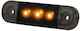 Strands Φως Σήμανσης Dark Knight Slim Side Marker Led Πορτοκαλί Σκοτεινό 84mm Sld800332