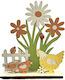 Wooden Easter Decoration 9.5x25cm