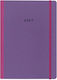 Next Diary 2027 Natural Daily Flexi Purple Elas...