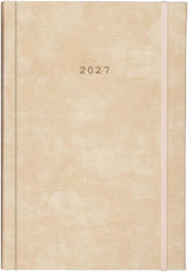 Next Ατζέντα Bali 2027 Μπεζ Δερμάτινη Next Ατζέντα Bali 2027 Μπεζ Δερμάτινη