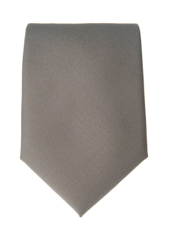 Manetti Men's Silk Tie with Printed Patterns in Beige Color