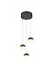 Trio Lighting Senta Κρεμαστό Φωτιστικό Γκρι