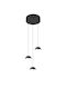 Trio Lighting Senta Κρεμαστό Φωτιστικό Ασημί