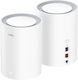 Cudy M3000 v1 WiFi Mesh Network Access Point Wi‑Fi 6 Dual Band (2.4 & 5GHz) in Double Kit White