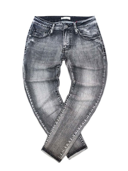 Men's Jeans Pants with Slim Fit Gray