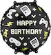 18"" Μπαλόνι Happy Birthday Gaming