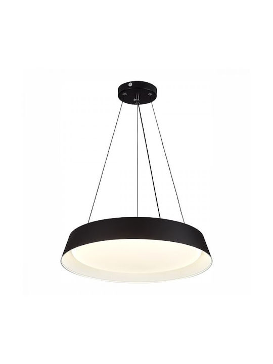Spot Light Κρεμαστό Φωτιστικό Μαύρο LED με Ρυθμιζόμενο Λευκό Φως