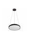 Spot Light Κρεμαστό Φωτιστικό Μαύρο LED με Ρυθμιζόμενο Λευκό Φως