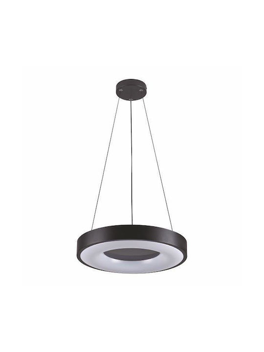Spot Light Κρεμαστό Φωτιστικό Μαύρο LED με Ρυθμιζόμενο Λευκό Φως