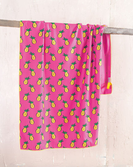 Rythmos Kids' Beach Towel Fuchsia 160x90cm