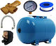Kit Hidrofor 24 L Oțel Include Comutator Presiune Manometru Conector Bronz 5 Căi Furtun Oțel Inoxidabil 60 Cm Cot Cobi Smart