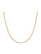 Excite-Fashion Necklace From Gold Plated Steel
