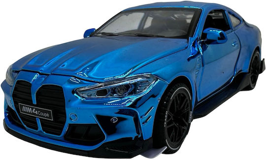 BMW M4 Coupe Blau Statische Modelle Auto Maßstab 1:32