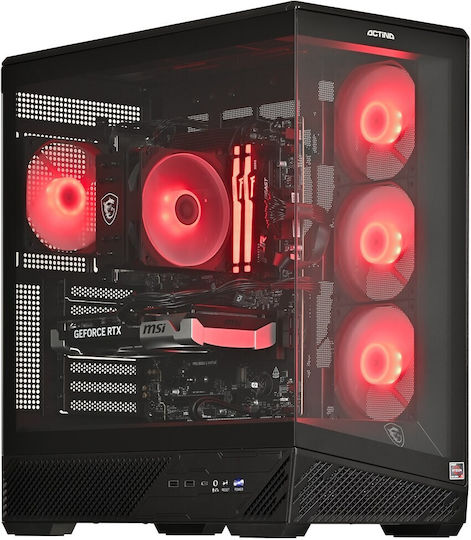 Actina Гейминг Настолен Компютър Ryzen 5-7500X3D 32GB DDR5 1TB SSD GeForce RTX 5060 Ti Без Операционна Система